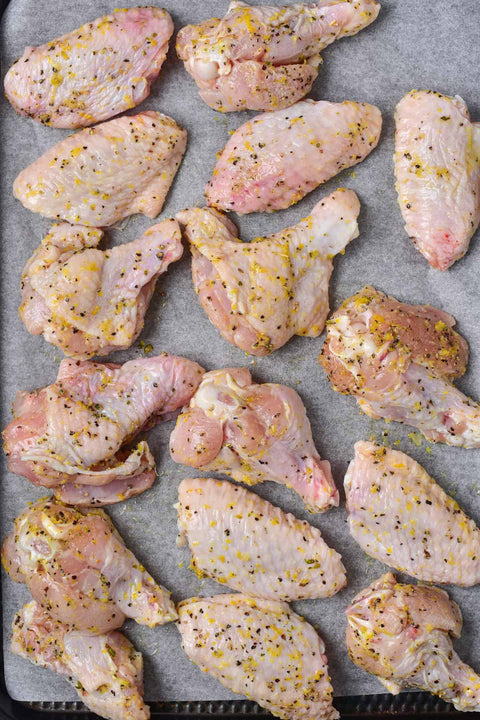 Marinated Chicken Wings (≈1lb)